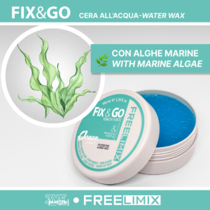 Fix&Go cera all’acqua Freelimix con alghe marine texture blu